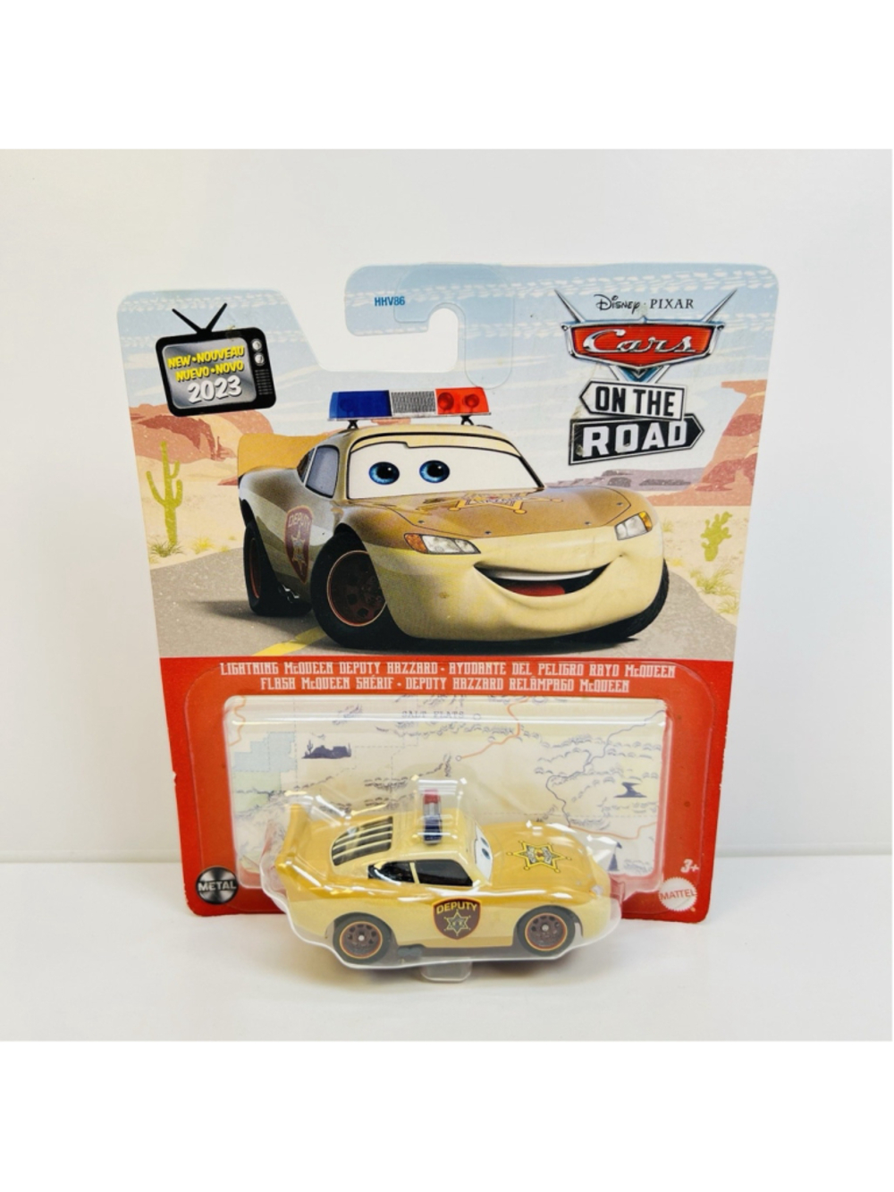 Disney Pixar Cars on the Road Lightning McQueen Deputy Hazard Rare